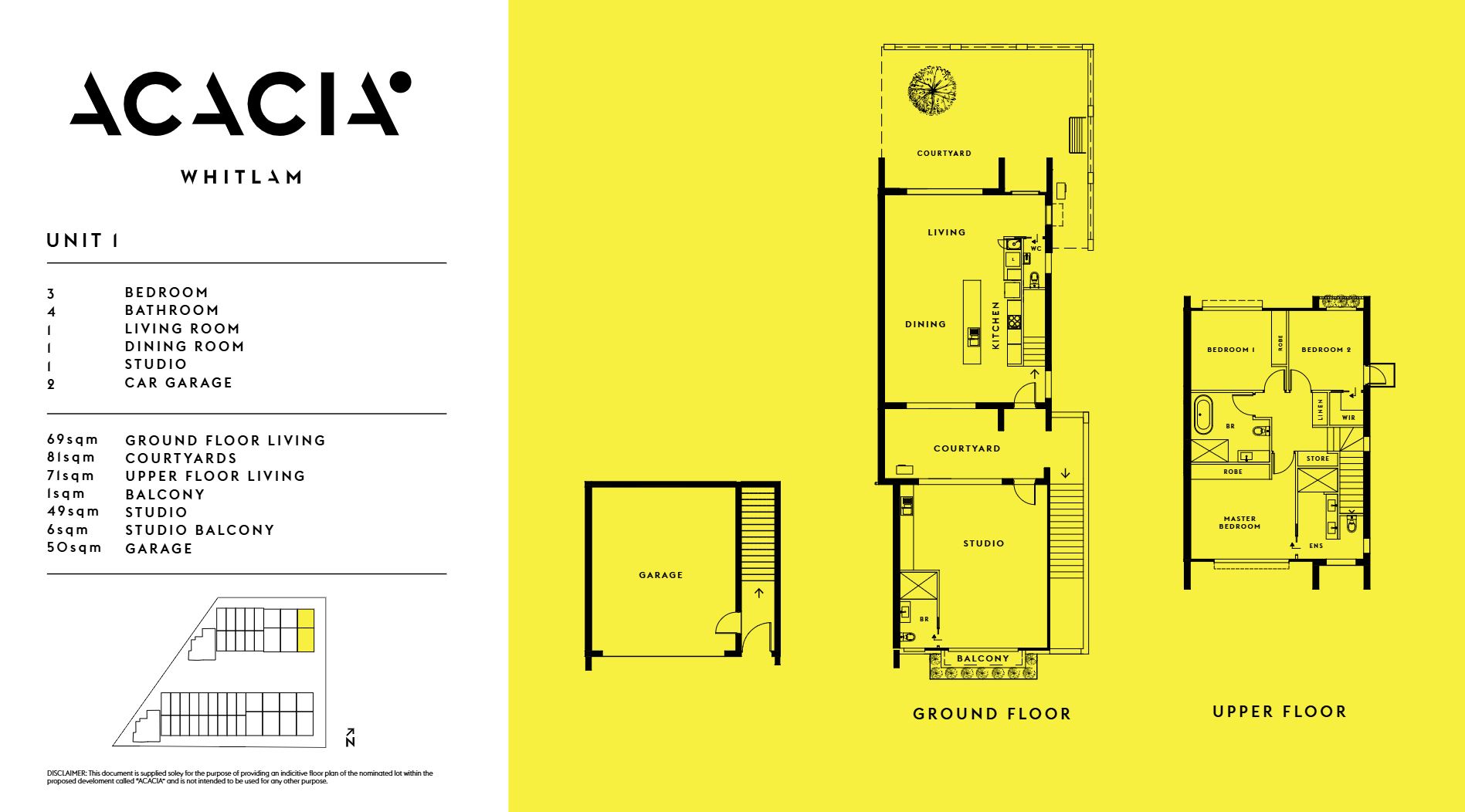 Acacia Townhouses - Whitlam - Lot 1