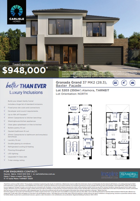 Alamora Estate - Tarneit - Lot 3203