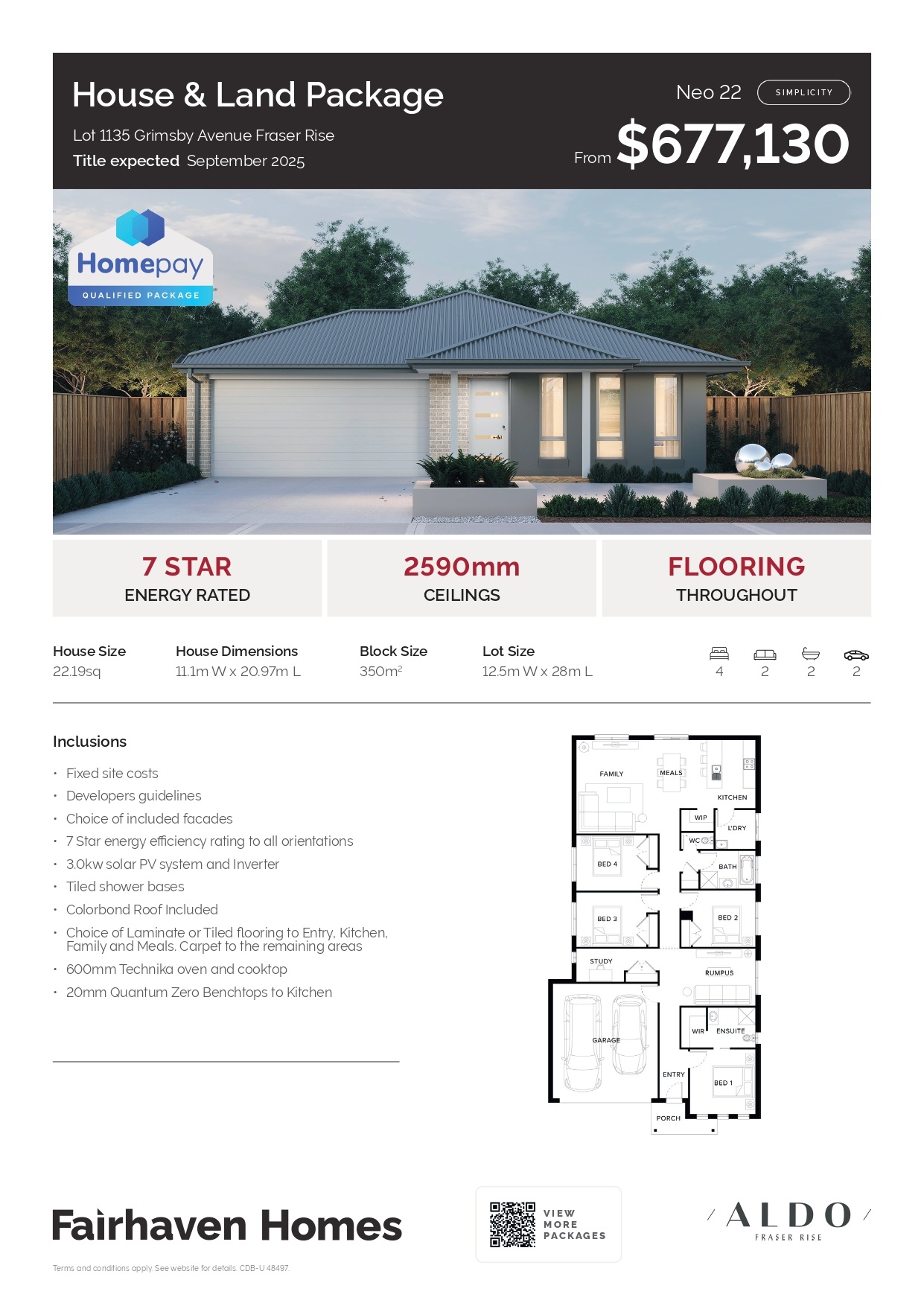 Aldo Estate - Fraser Rise - Lot 1135