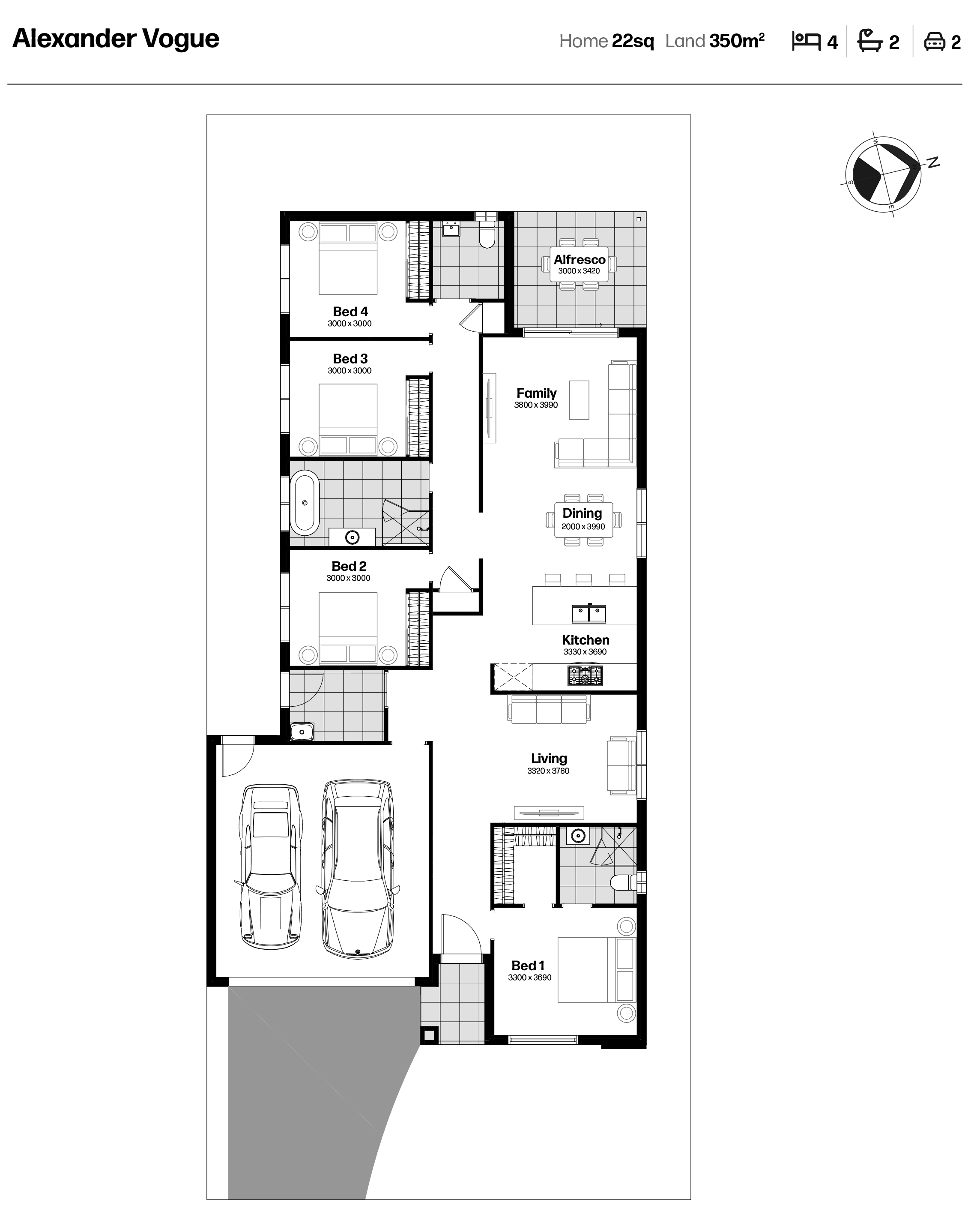Alkyra Estate - Beveridge - Lot 401 Floorplan