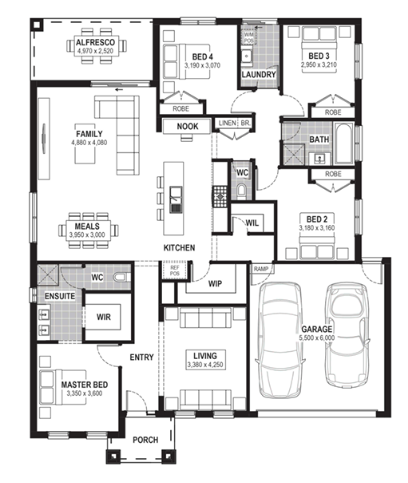 Alluvium Estate - Winter Valley - Lot 534 Floorplan