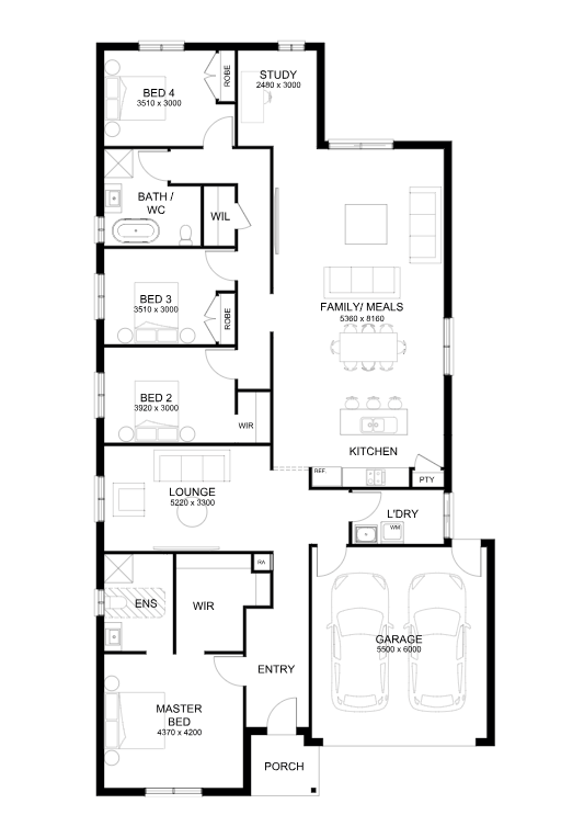 Alluvium Estate - Winter Valley - Lot 612 Floorplan