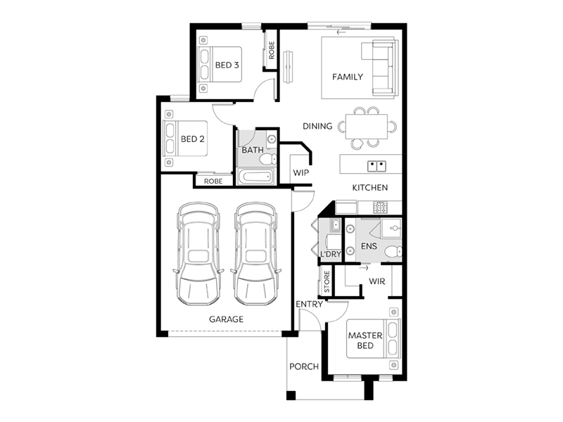 Amber Townhomes at Carolina - Deanside - Lot 1865 Floorplan