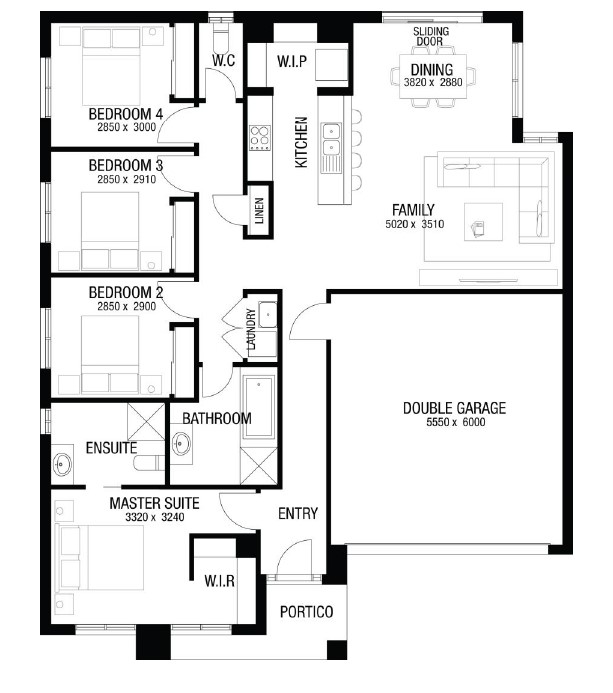 Arcadia Estate - Officer - Lot 3209 Floorplan