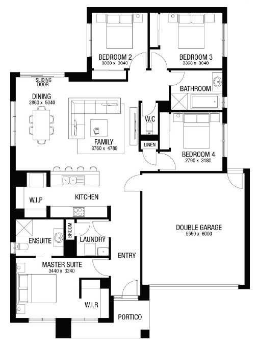 Arcadia Estate - Officer - Lot 3209 Floorplan