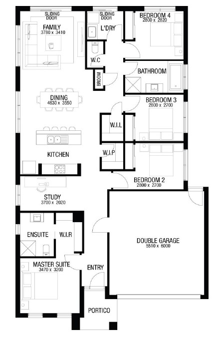 Arcadia Estate - Officer - Lot 3242 Floorplan