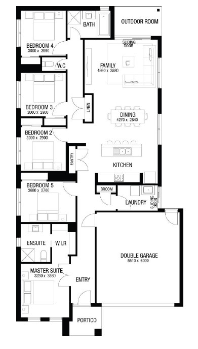 Arcadia Estate - Officer - Lot 3243 Floorplan