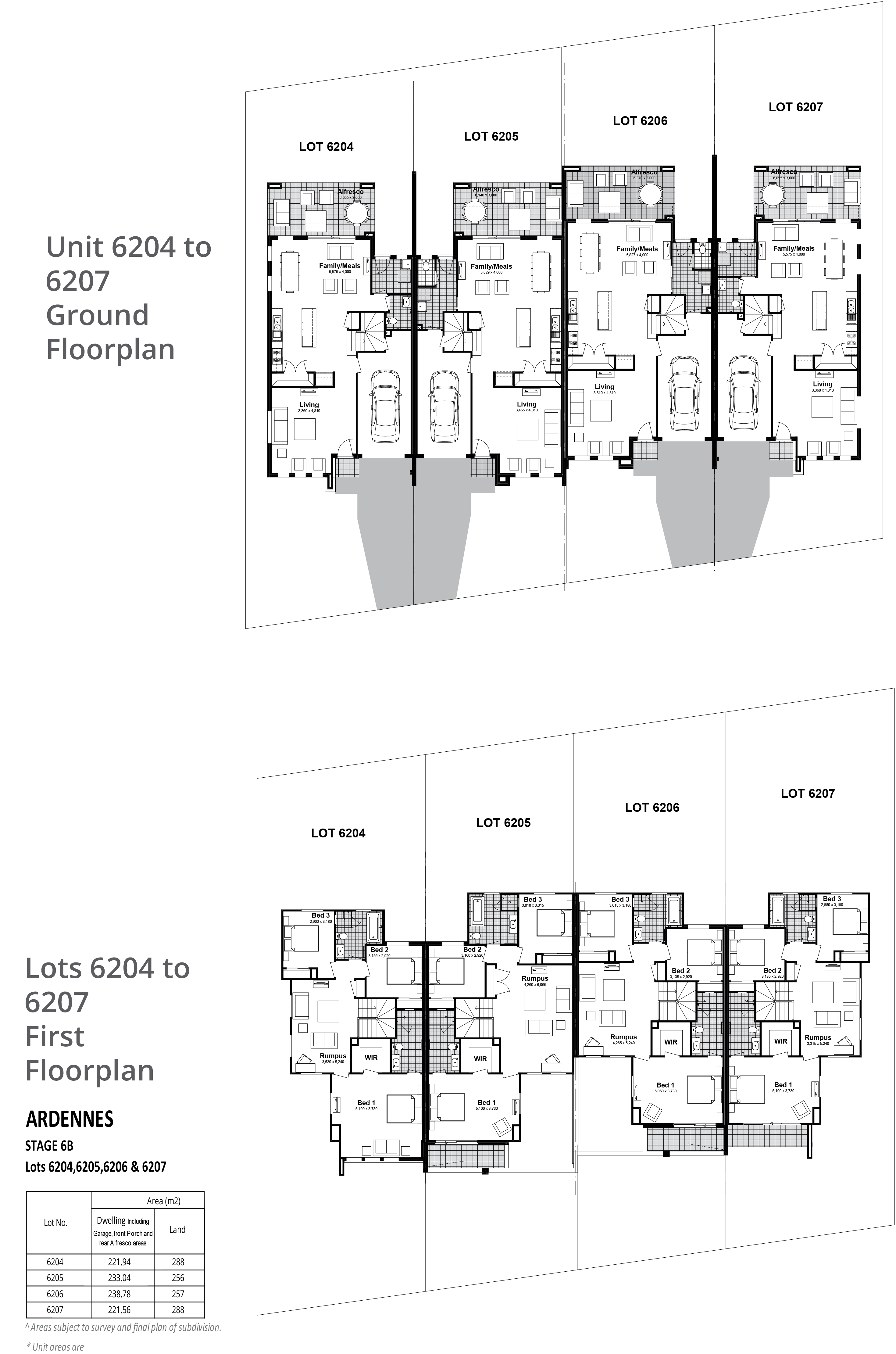 Ardennes Estate - Edmondson Park - Lot 6205 Floorplan