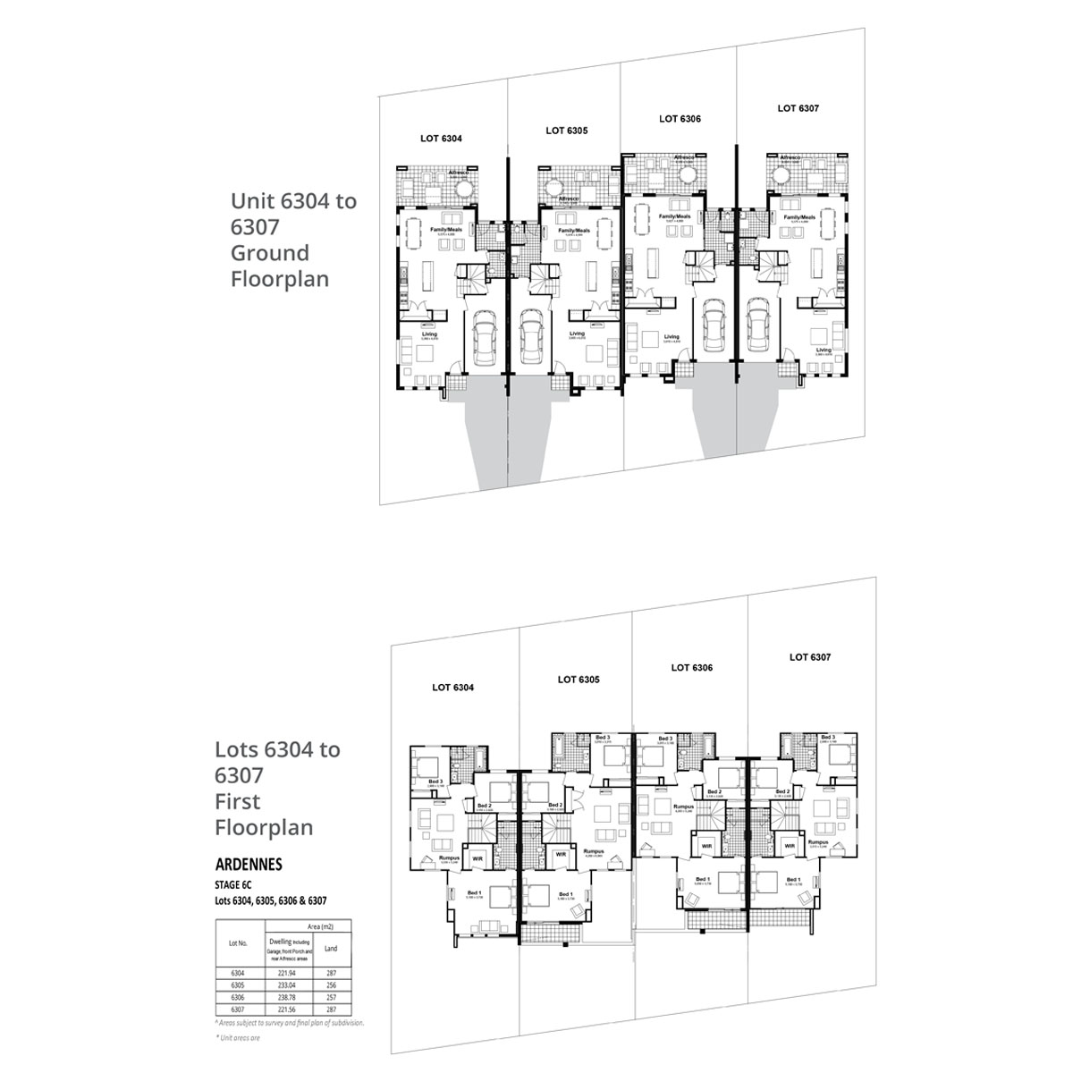 Ardennes Estate - Edmondson Park - Lot 6306 Floorplan
