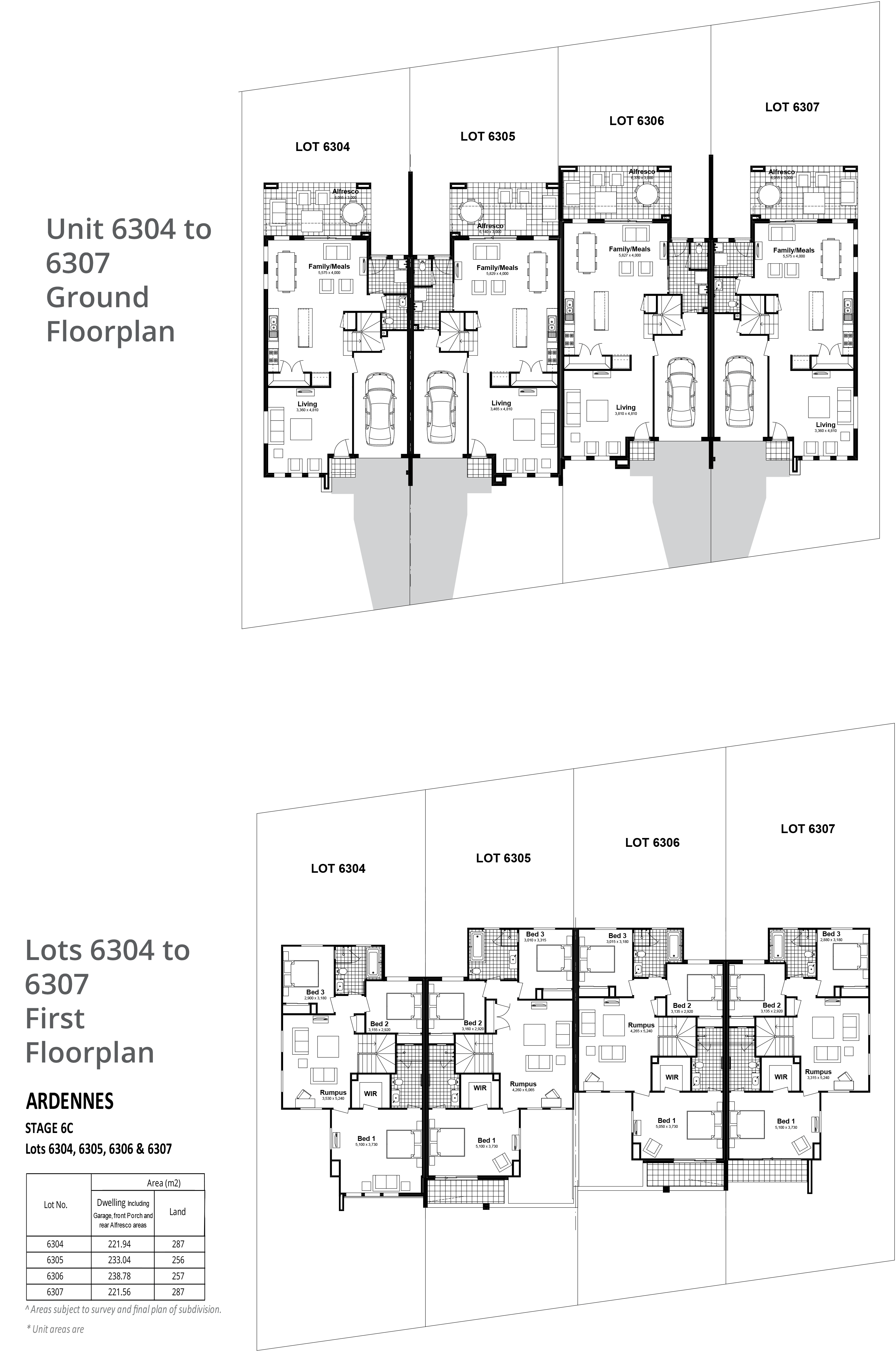 Ardennes Estate - Edmondson Park - Lot 6307 Floorplan