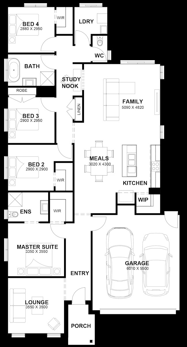 Arlow Estate - Mambourin - Lot 1302 Floorplan