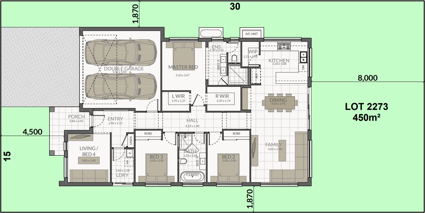 Ashbourne Estate - Moss Vale - Lot 2273 Floorplan
