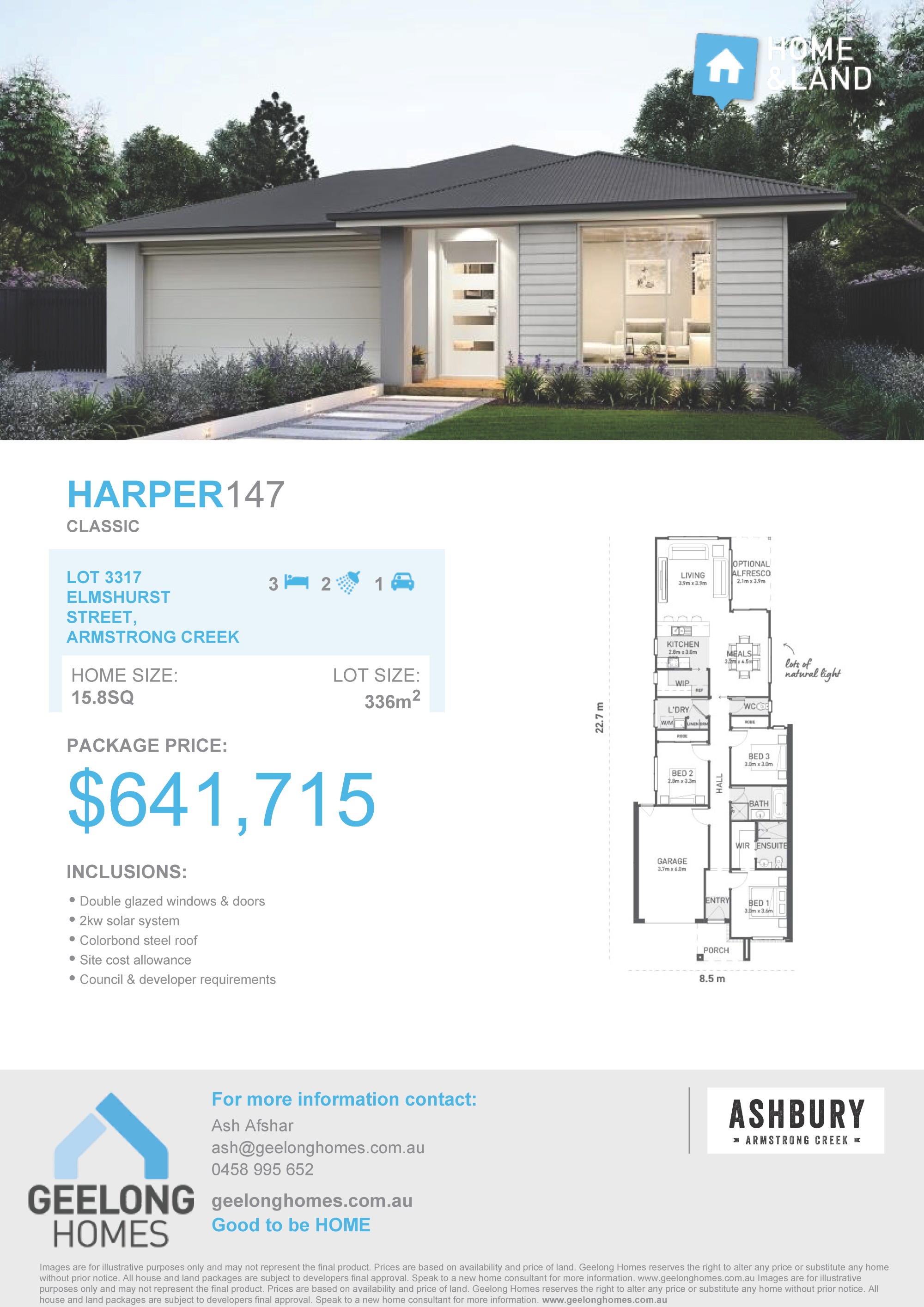 Ashbury Estate - Armstrong Creek - Lot 3317