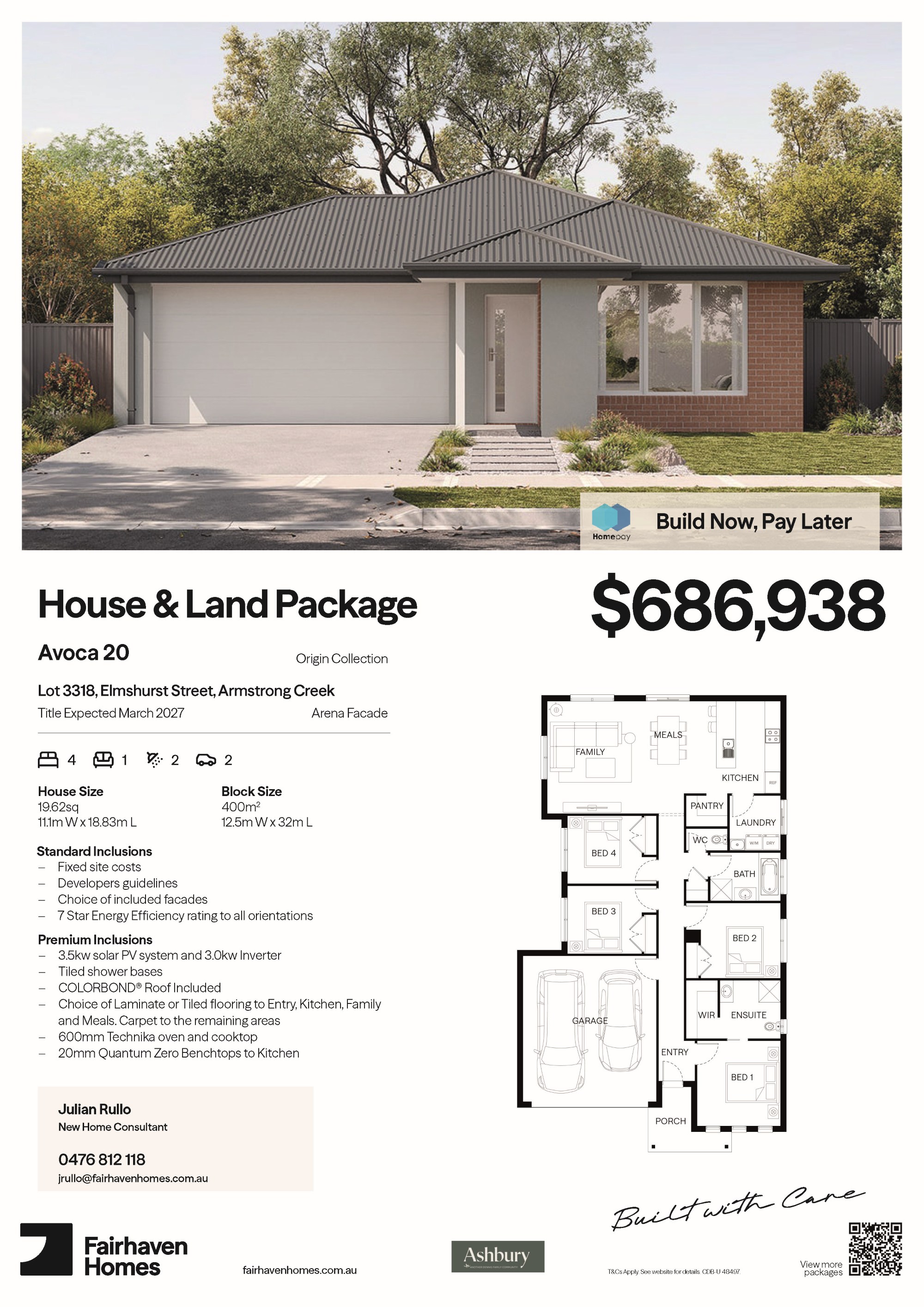 Ashbury Estate - Armstrong Creek - Lot 3318