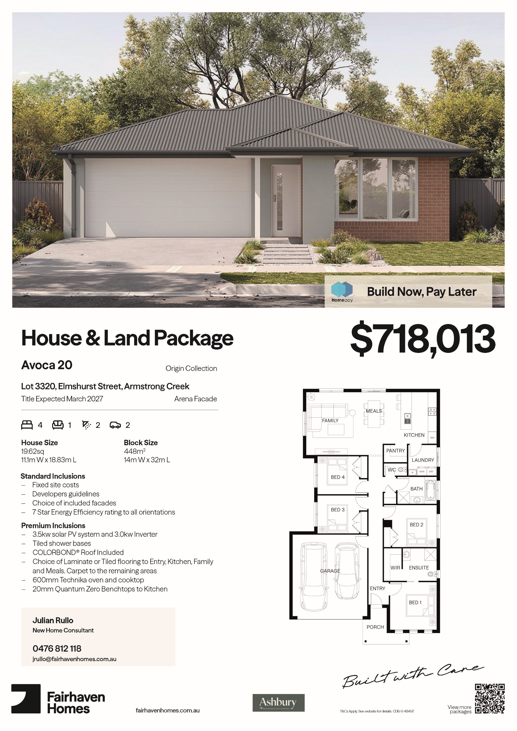 Ashbury Estate - Armstrong Creek - Lot 3320