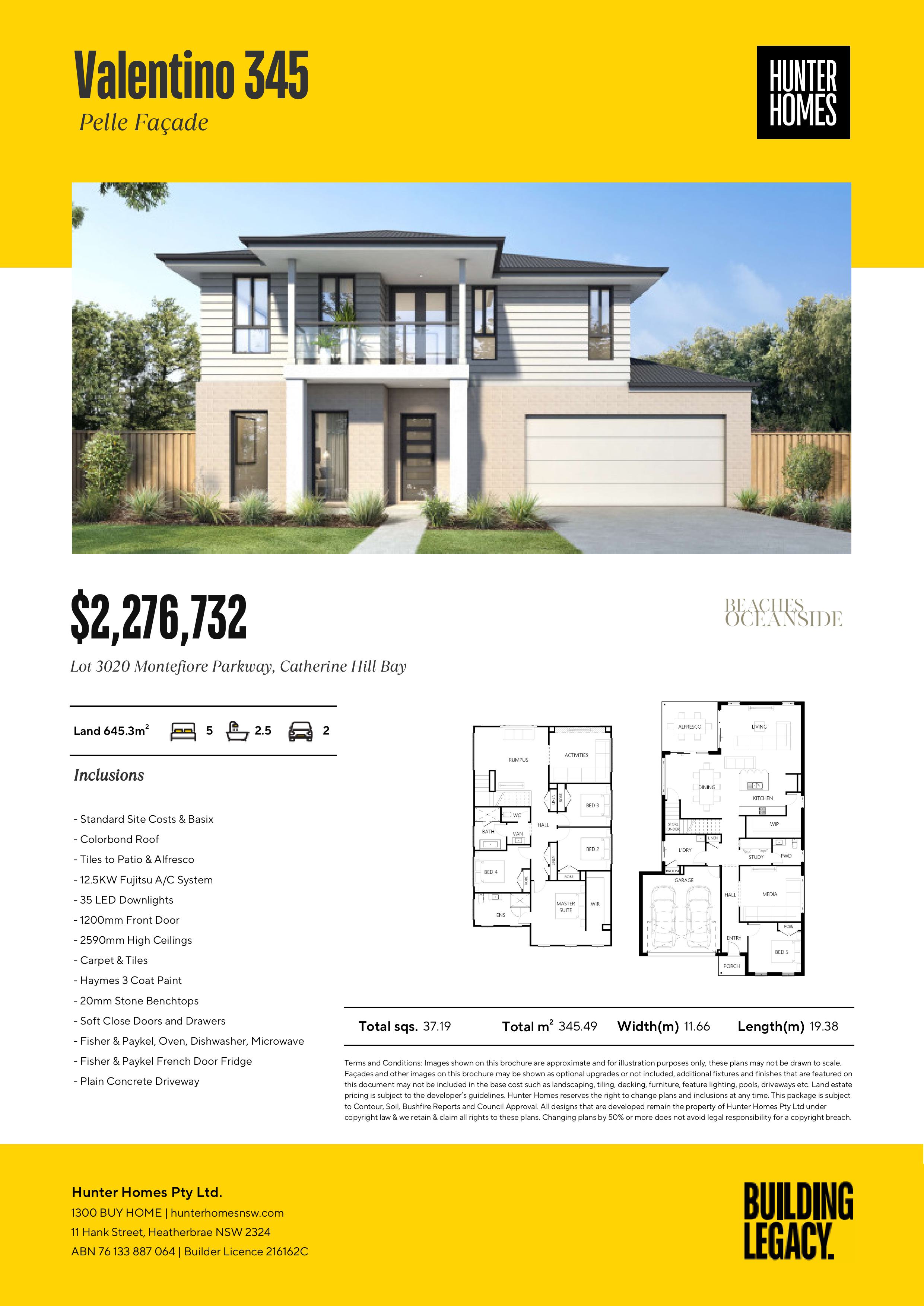 Beaches Oceanside Estate - Catherine Hill Bay - Lot 3020