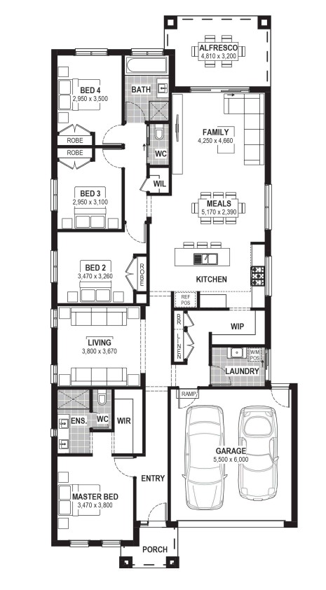 Berwick Waters Estate - Clyde North - Lot 1923 Floorplan