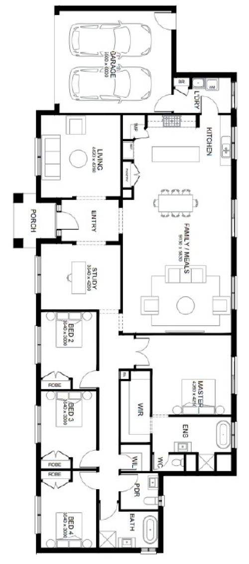 Bloomfield Warragul Estate - Nilma - Lot 117 Floorplan