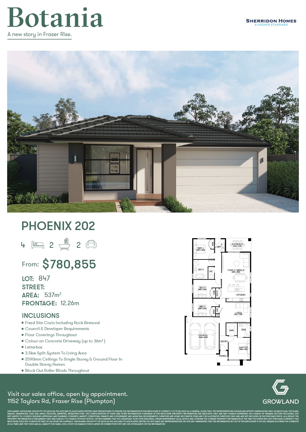 Botania Estate - Fraser Rise - Lot 847
