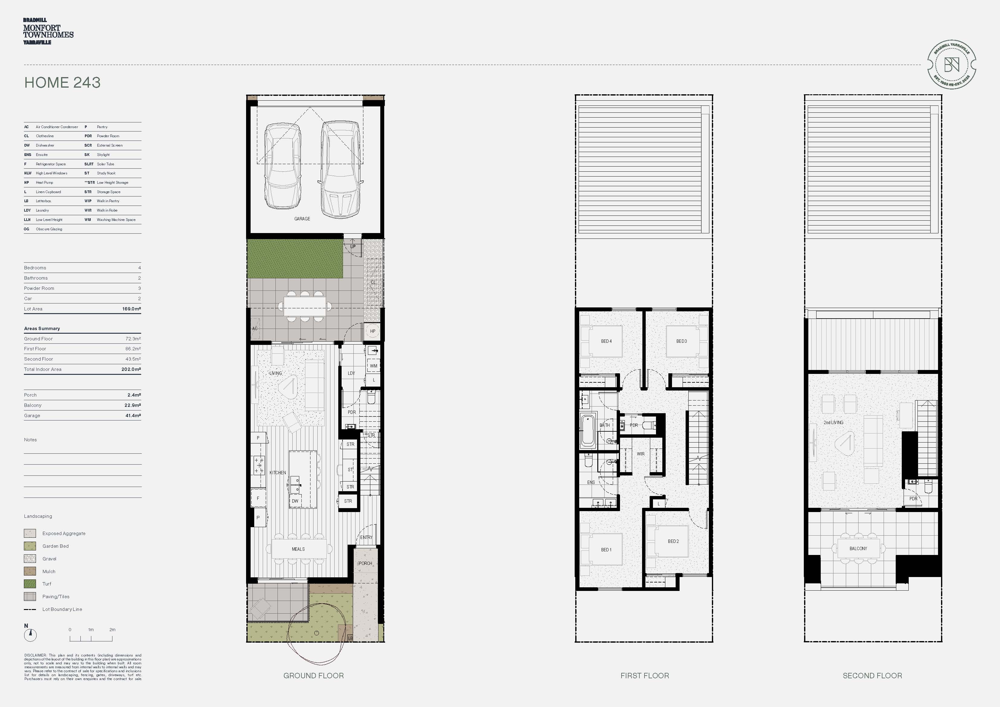 Bradmill - Yarraville - Lot 243 Floorplan