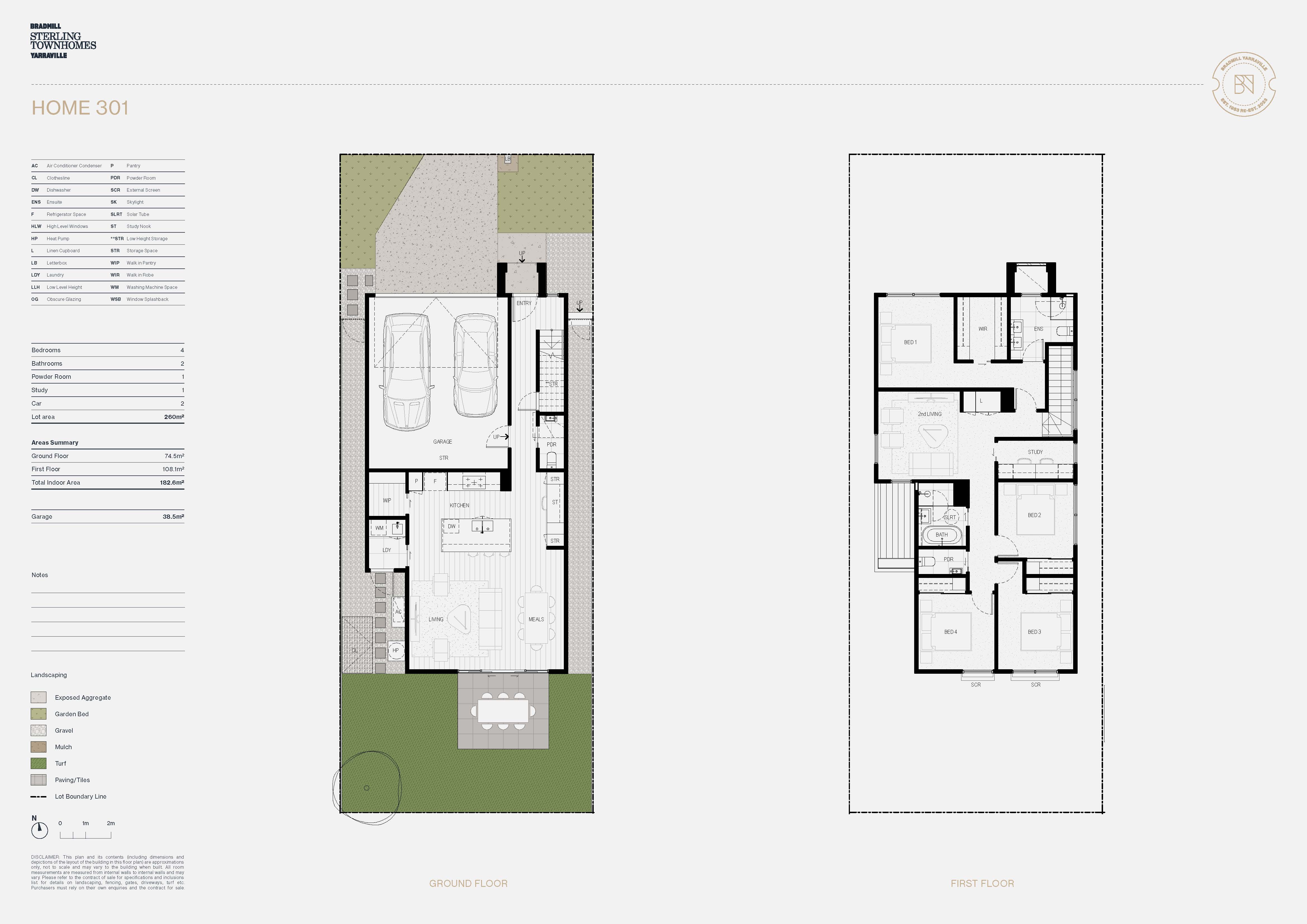 Bradmill - Yarraville - Lot 301 Floorplan
