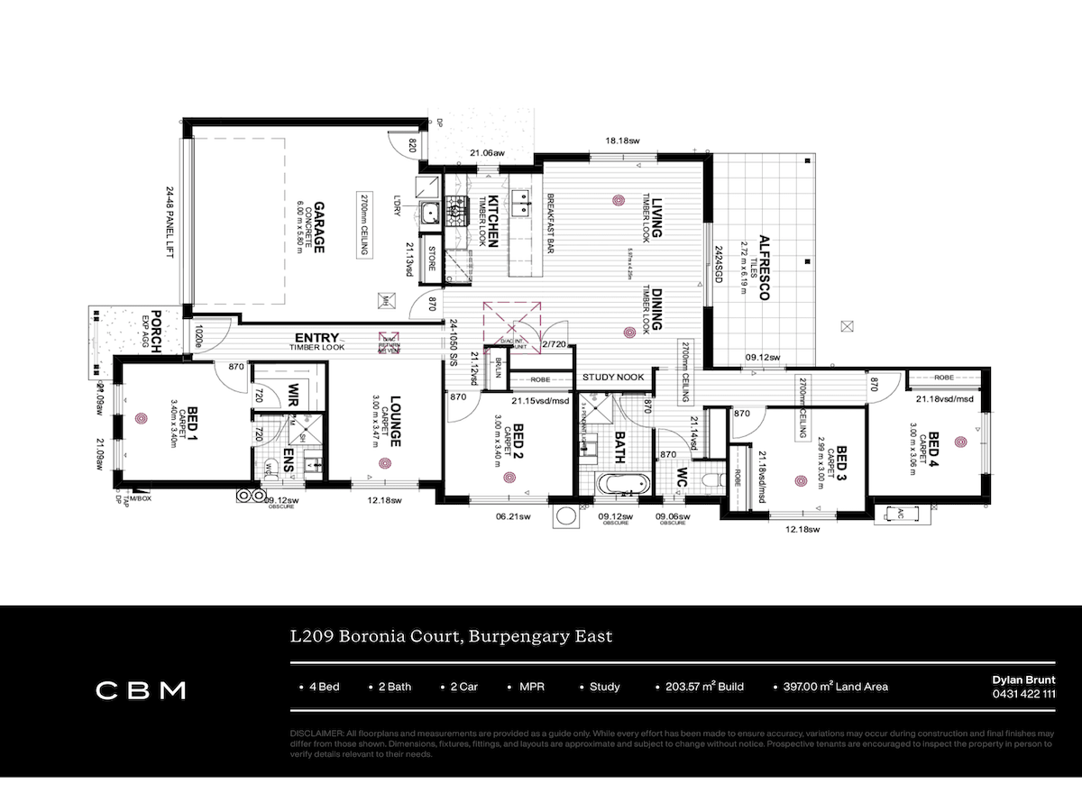 Brillo on Burpengary Estate - Burpengary East - Lot 209 Floorplan