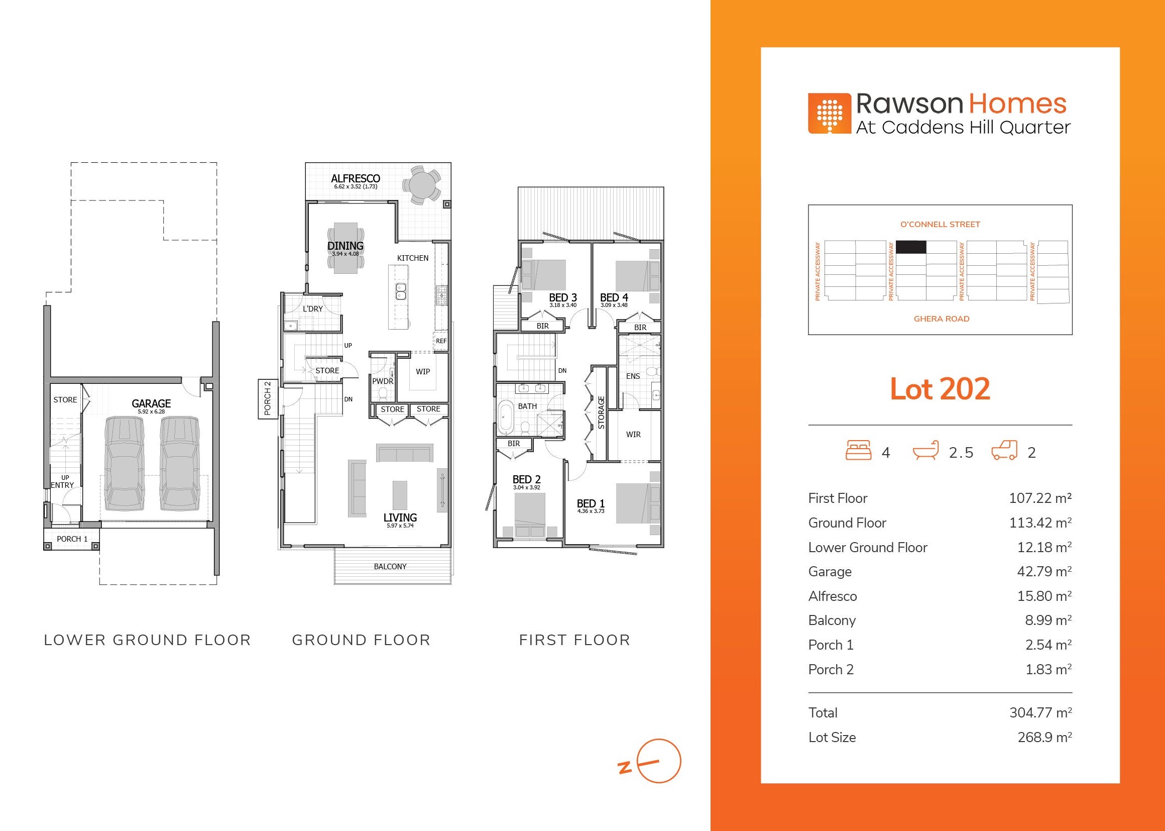 Caddens Hill Quarter Estate - Caddens - Lot 202 Floorplan
