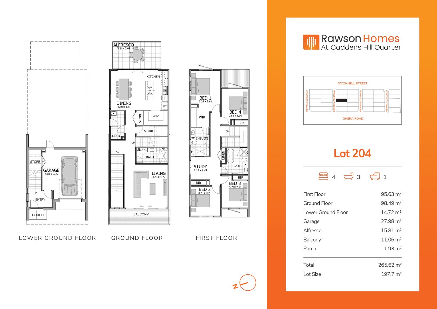 Caddens Hill Quarter Estate - Caddens - Lot 204 Floorplan
