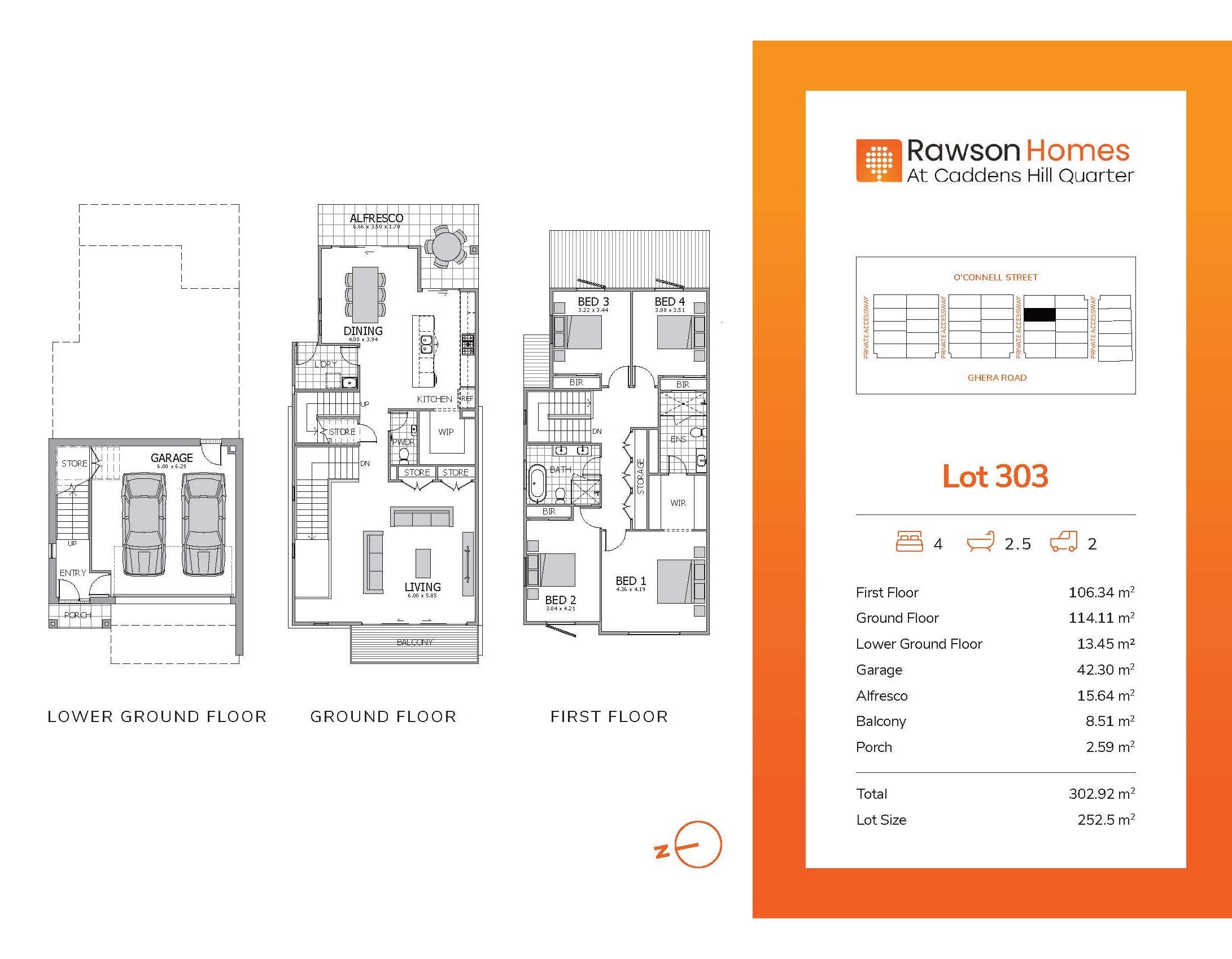 Caddens Hill Quarter Estate - Caddens - Lot 303 Floorplan