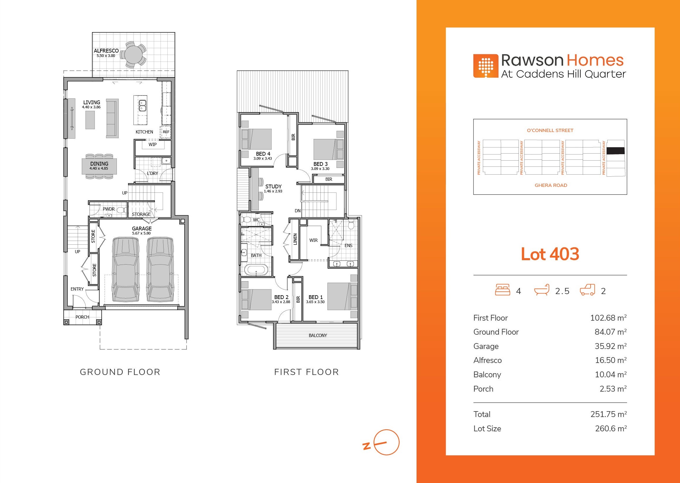 Caddens Hill Quarter Estate - Caddens - Lot 403 Floorplan