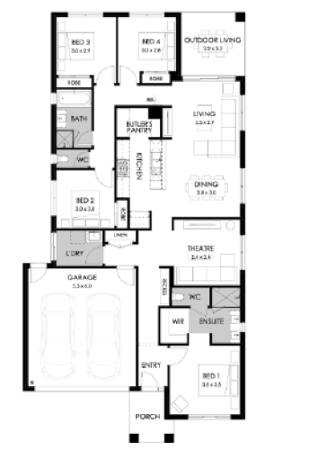 Camden Place Estate - Strathtulloh - Lot Lot 315 Floorplan