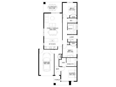 Clearwater - Colac - Lot 315 Floorplan