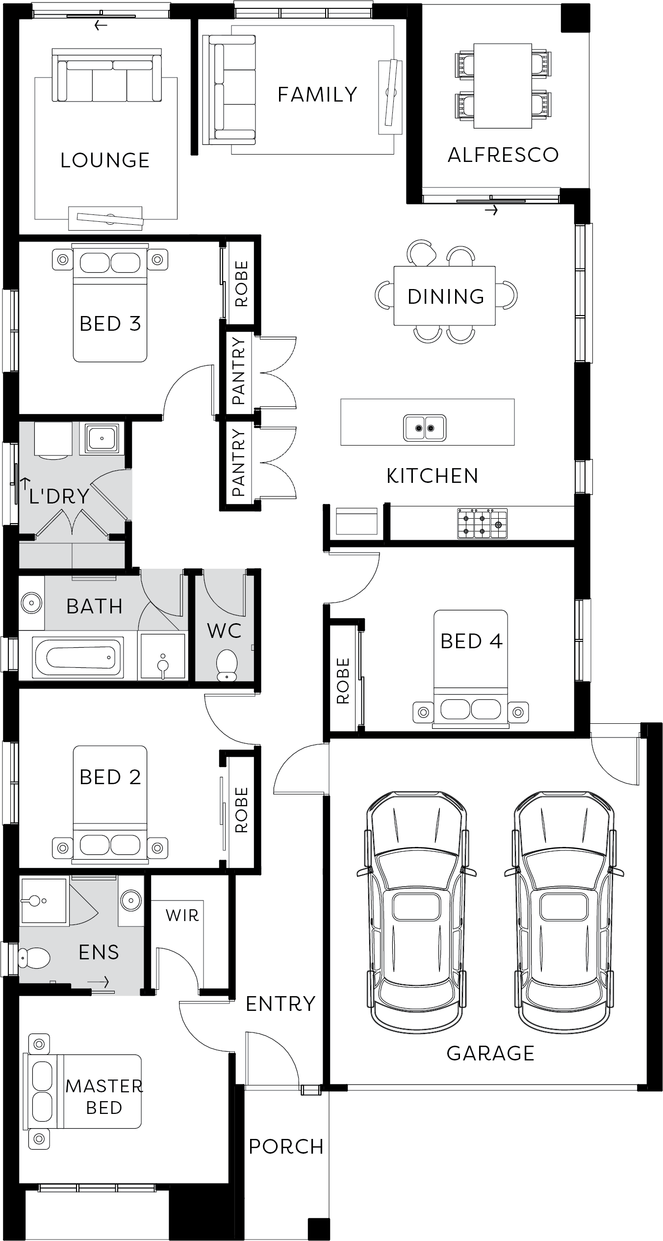 Coastal Vines Estate - Ocean Grove - Lot 2 Floorplan