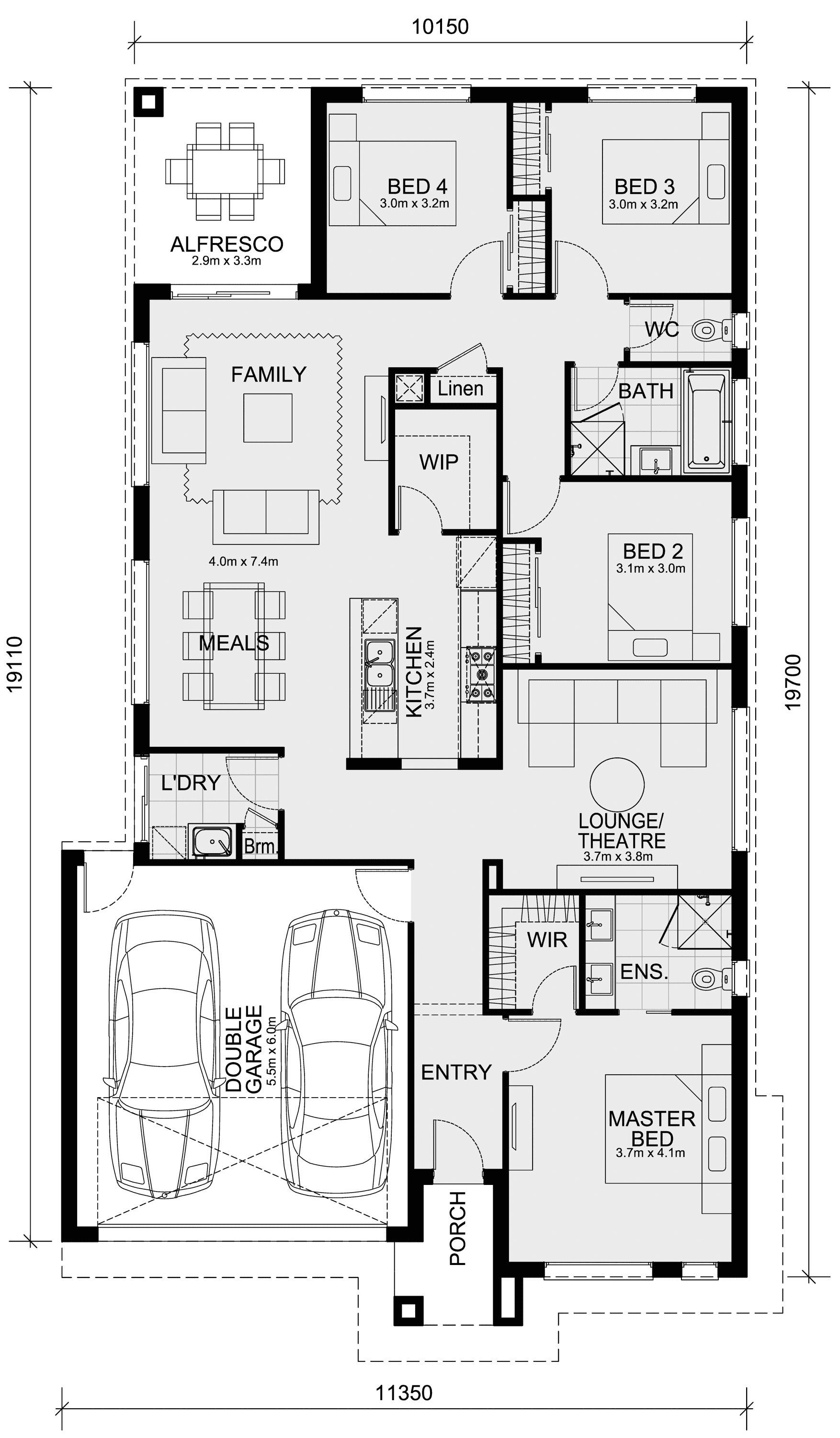 Cobble Springs Estate - Cobblebank - Lot 115 Floorplan
