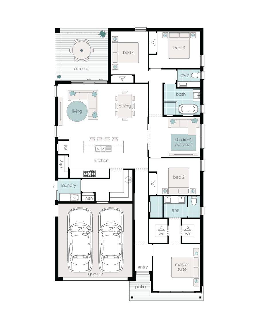 Complete by McDonald Jones Homes at Waterford Estate - Chisholm - Lot 3937 Floorplan
