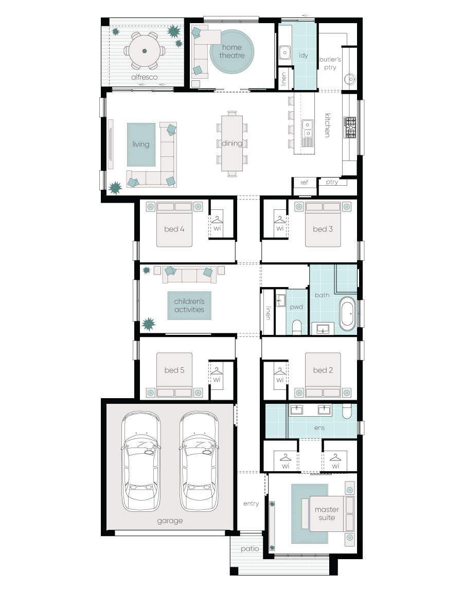 Complete by McDonald Jones at Appin Grove - Appin - Lot 210 Floorplan