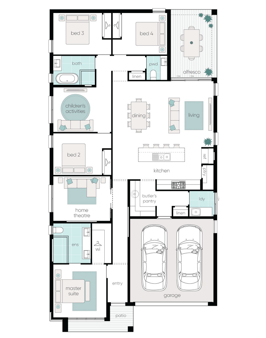Complete by McDonald Jones at Appin Grove - Appin - Lot 256 Floorplan