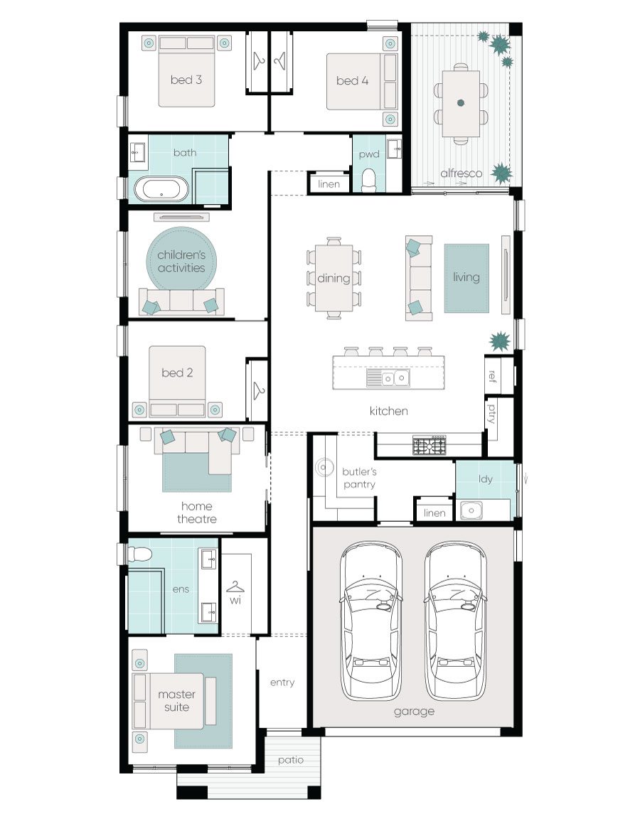 Complete by McDonald Jones at Appin Grove - Appin - Lot 258 Floorplan