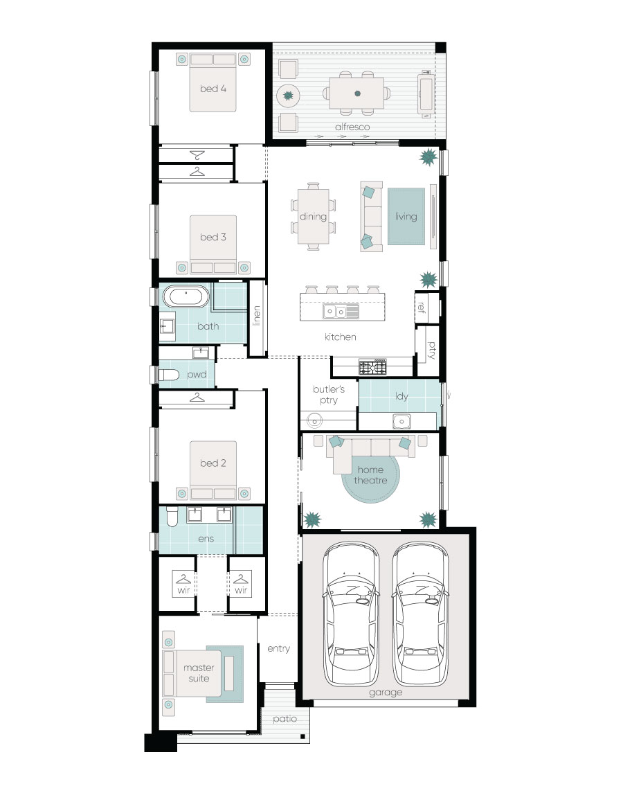 Complete by McDonald Jones at Calderwood Valley - Calderwood - Lot 6152 Floorplan