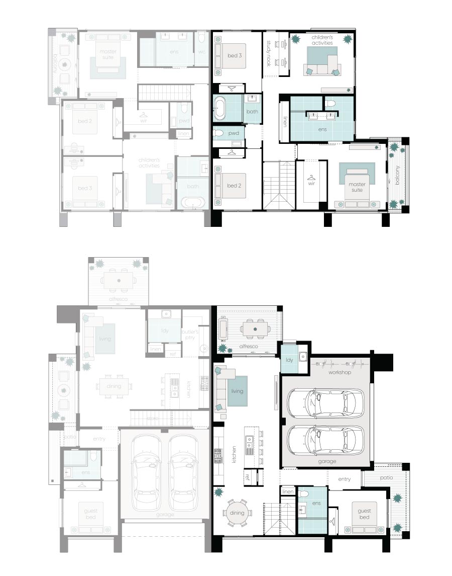 Complete by McDonald Jones at Figtree Hill - Gilead - Lot 1112B Floorplan