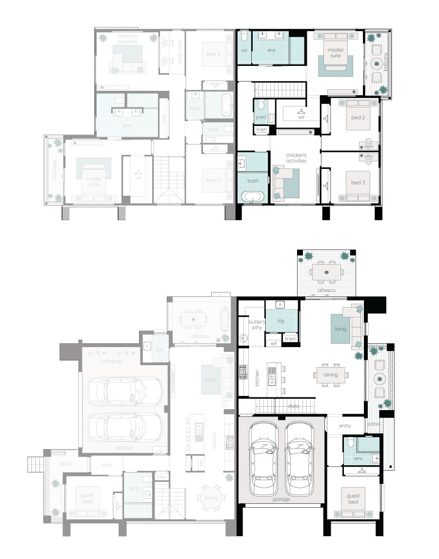 Complete by McDonald Jones at Figtree Hill - Gilead - Lot 1122A Floorplan