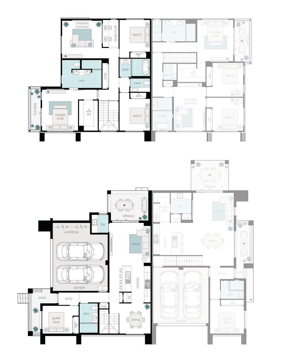 Complete by McDonald Jones at Figtree Hill - Gilead - Lot 1122B Floorplan