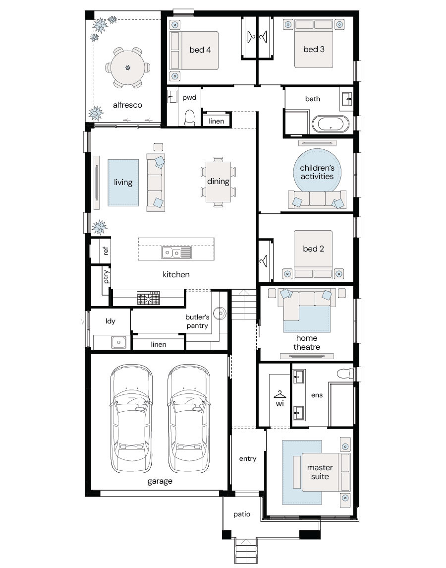 Complete by McDonald Jones at Figtree Hill - Gilead - Lot 1407 Floorplan