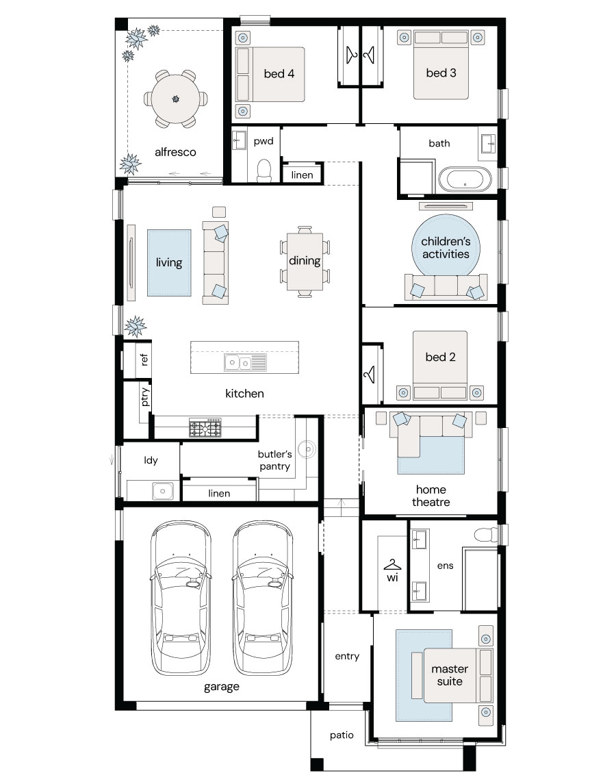 Complete by McDonald Jones at Figtree Hill - Gilead - Lot 1424 Floorplan