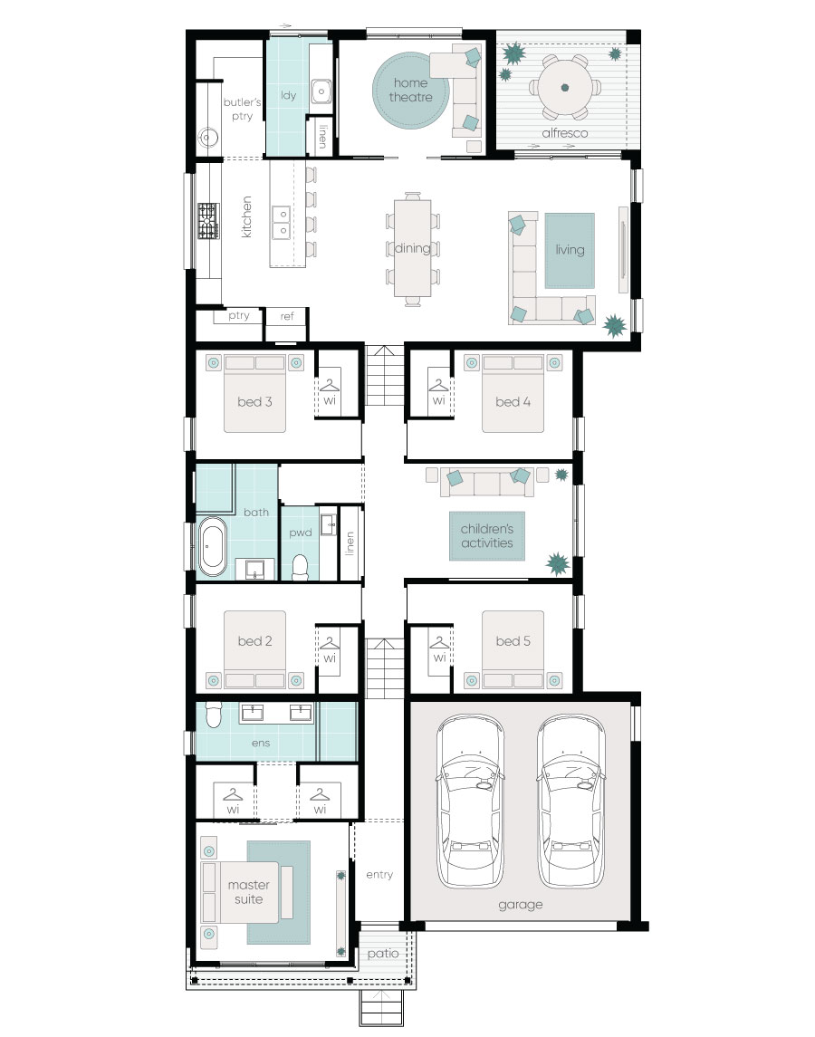 Complete by McDonald Jones at Mount Terry - Albion Park - Lot 503 Floorplan