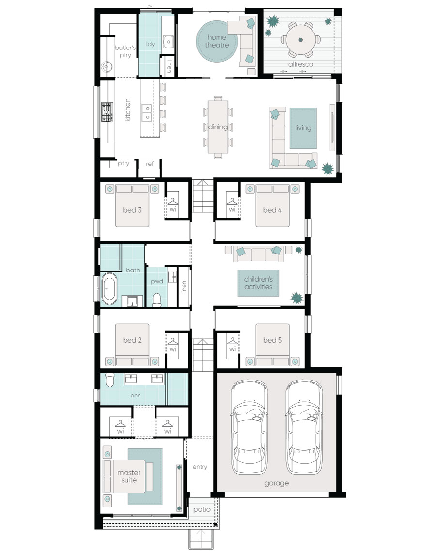 Complete by McDonald Jones at Mount Terry - Albion Park - Lot 504 Floorplan