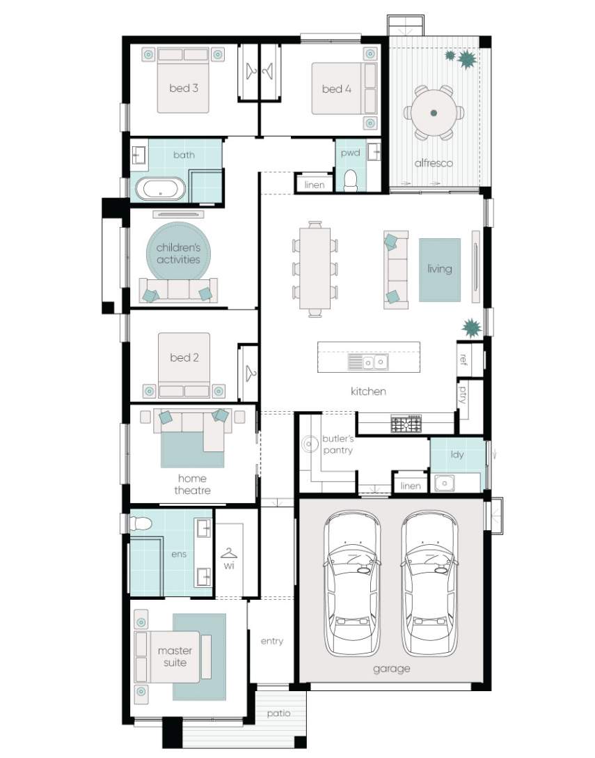 Complete by McDonald Jones at Mount Terry - Albion Park - Lot 508 Floorplan