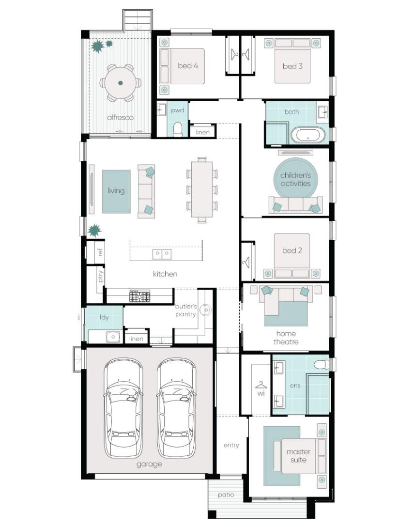 Complete by McDonald Jones at Mount Terry - Albion Park - Lot 510 Floorplan