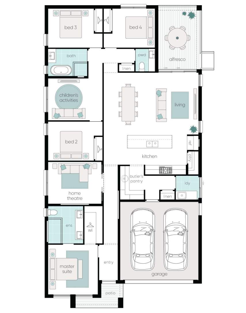 Complete by McDonald Jones at Mount Terry - Albion Park - Lot 512 Floorplan