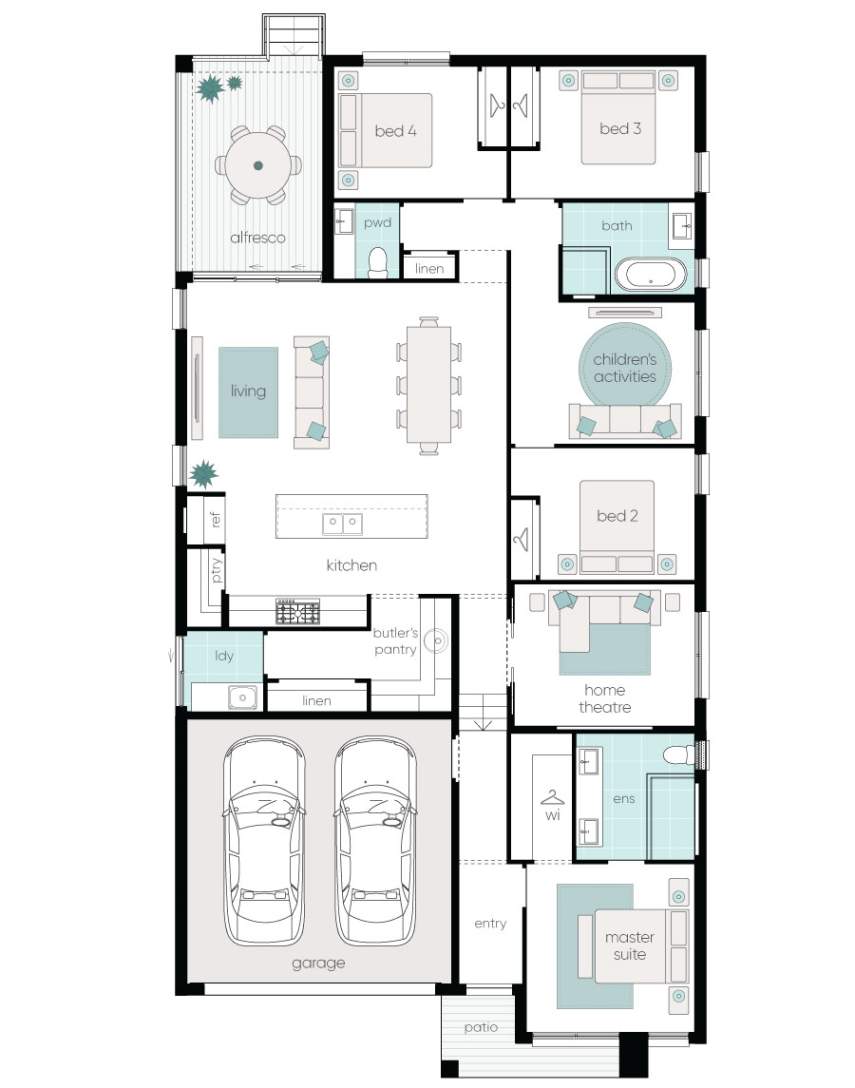 Complete by McDonald Jones at Mount Terry - Albion Park - Lot 515 Floorplan